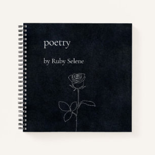 Personalisierte Poesie Notizbuch