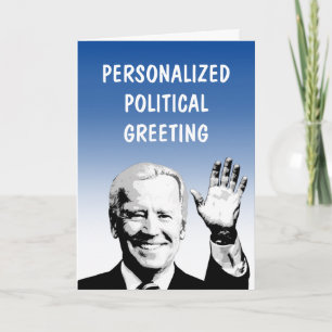Personalisierte politische Grußkarte Karte