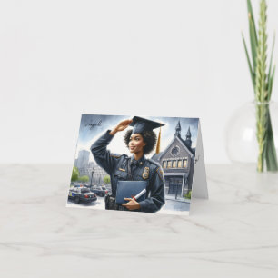 Personalisierte Polizeiakademie Abschluss-Karte Sc Karte