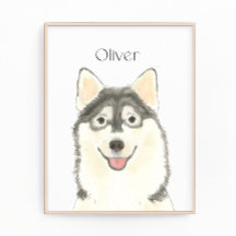 Personalisierte Pomsky Art