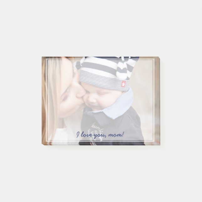 Personalisierte Post-it®-Hinweise Einmalige Gesche Post-it Klebezettel (Vorderseite)