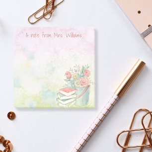 Personalisierte Post-it-Notizen für Lehrer Namensb Post-it Klebezettel