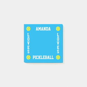 Personalisierte Post-it®-Notizen für Pickleball-Sp Post-it Klebezettel