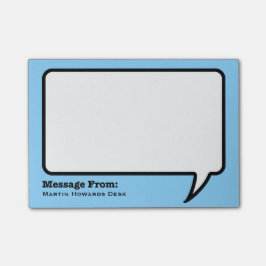 Personalisierte Post-Itanmerkungen Post-it Klebezettel