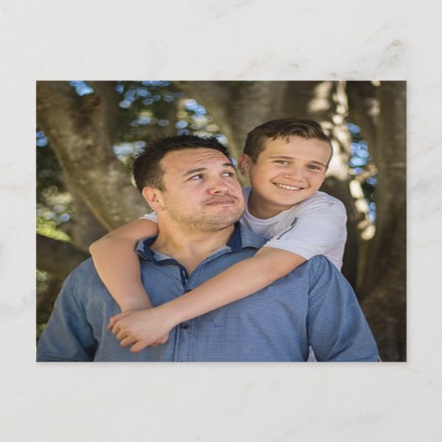 Personalisierte Postkarte (Vorderseite)