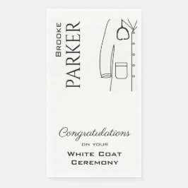 Personalisierte Preisverleihung Gratulation Serviette