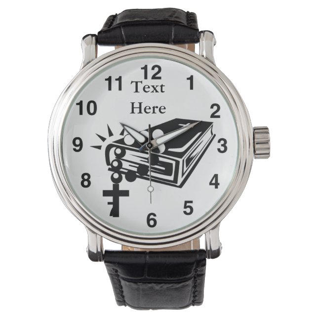 Personalisierte Priesterbetreuung Armbanduhr (Vorderseite)