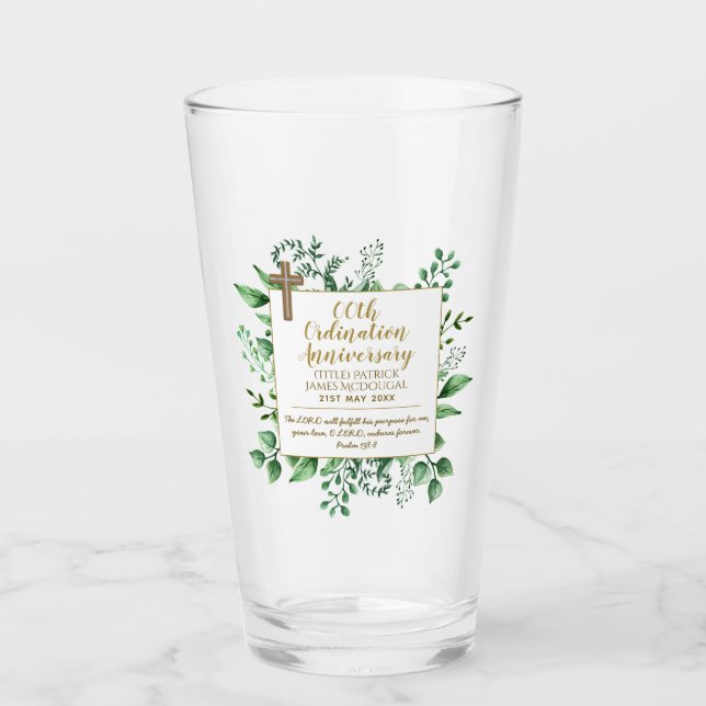 Personalisierte Priesterortung Glas (Vorderseite)