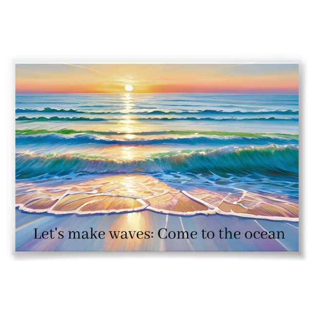 Personalisierte Print-Poster für benutzerdefiniert Fotodruck (Vorne)