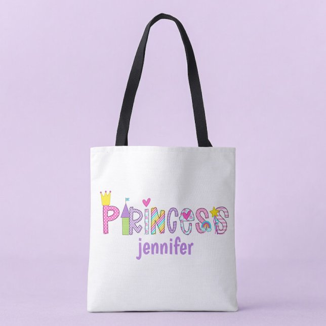 Personalisierte Prinzessin Alphabet leuchtend farb Tasche (Von Creator hochgeladen)