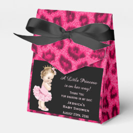 Personalisierte Prinzessin in Tutu Baby Duschleopa Geschenkschachtel
