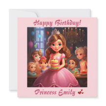 Personalisierte Prinzessin [Name] Geburtstag