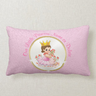 Personalisierte Prinzessin Pillow, Ihr Text oder Lendenkissen