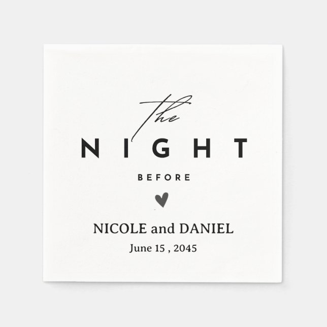 Personalisierte Probe Serviette (Vorderseite)