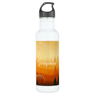 Personalisierte Pumpkin Ernte Autumnal Harvest Edelstahlflasche