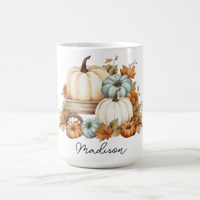 Personalisierte Pumpkin-Tasse Kaffeetasse (Mittel)