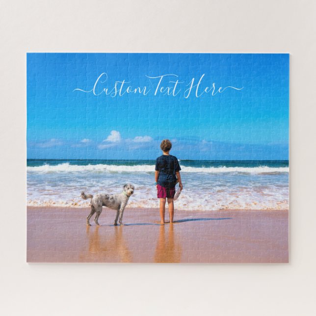 Personalisierte Puzzle für Ihr Begleiter-Foto und  (Horizontal)