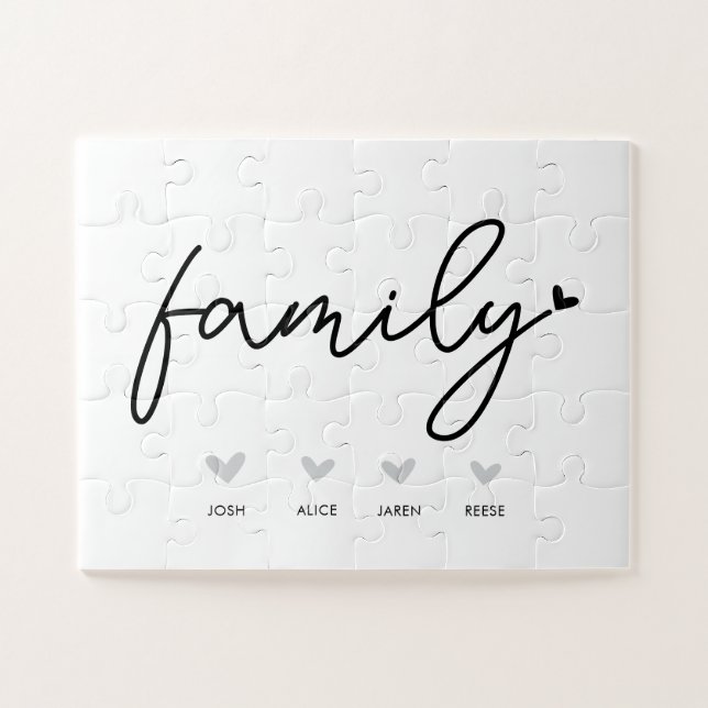 Personalisierte Puzzle-Spiele für Familien - Niedl (Horizontal)