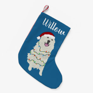 Personalisierte Pyrenäen Kleiner Weihnachtsstrumpf