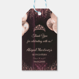 Personalisierte Quinceañera-Geschenkanhänger | Ind Geschenkanhänger