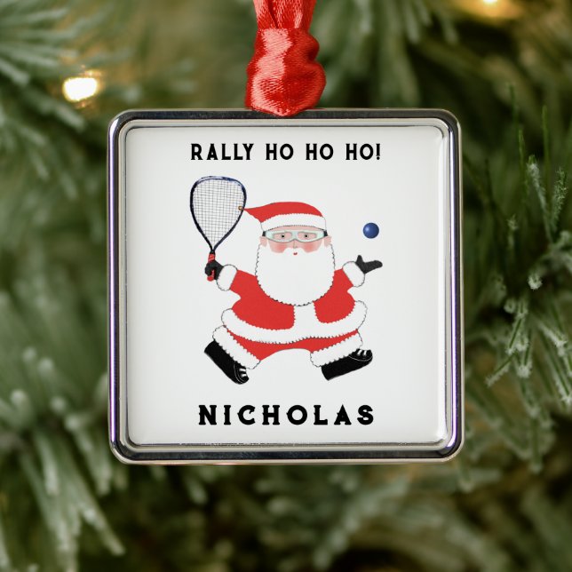 Personalisierte Racquetball-Sammelfunktion Ornament Aus Metall (Baum)