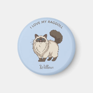 Personalisierte Ragdoll-Katzenmutter Magnet