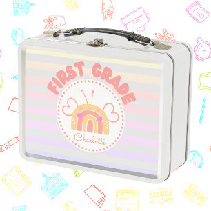 Personalisierte Rainbow Lunch Box