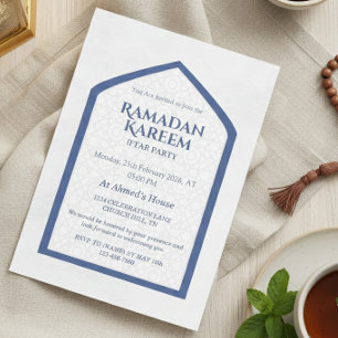 Personalisierte Ramadan Kareem Iftar-Einladung Einladung