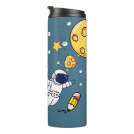 Personalisierte Raumfahrttechnik Thermosbecher