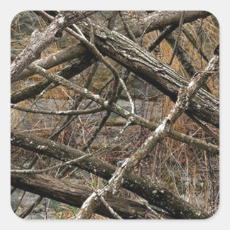 Personalisierte Real Camouflage / Camouflage (anpa Quadratischer Aufkleber