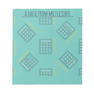Personalisierte Rechner - Math-Post-it-Notizen Notizblock
