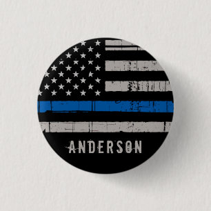 Personalisierte Rechtsdurchsetzung der Polizei in Button