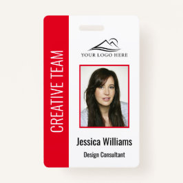 Personalisierte Red Corporate Employee Security ID Ausweis