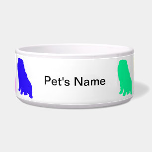 Personalisierte Regenbogen-Chow-Chow Schüssel