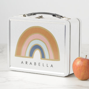 Personalisierte Regenbogendose Metall Brotdose