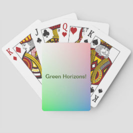 Personalisierte Regenbogenfarben, Abstrakt Art Gre Spielkarten