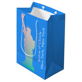 Personalisierte Regenbogenstatue der Liberty New Y Mittlere Geschenktüte