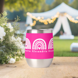 Personalisierte Regenbows Hot Pink
