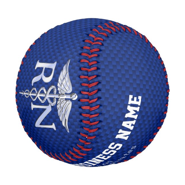 Personalisierte registrierte Krankenversicherung f Baseball (Schrägansicht)