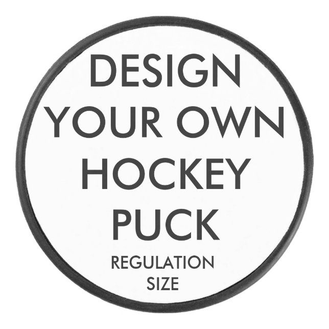 Personalisierte Regler Eishockey Puck (Vorderseite)