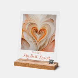 Personalisierte "reine Liebe" Mauer Kunst - mein b Acrylschild