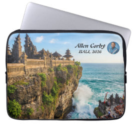 Personalisierte Reise zum Uluwatu Bali-Tempel auf  Laptopschutzhülle