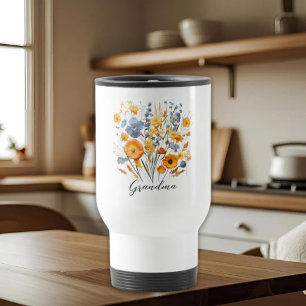 Personalisierte Reiseumarmung für Oma Reisebecher