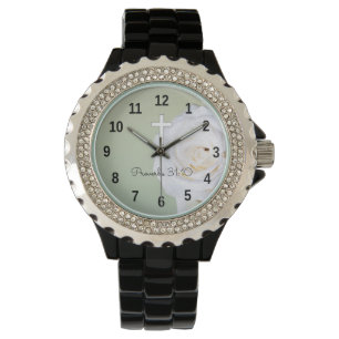 Personalisierte religiöse Uhr-Frauen Armbanduhr
