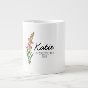 Personalisierte Renten-Geschenke für Frauen,Rente Jumbo-Tasse