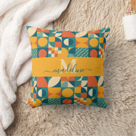 Personalisierte Retro geometrische Farbe Kissen