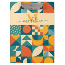 Personalisierte Retro geometrische Farbe