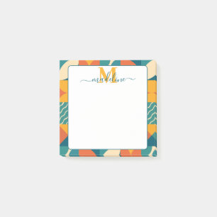 Personalisierte Retro geometrische Farbe Post-it Klebezettel