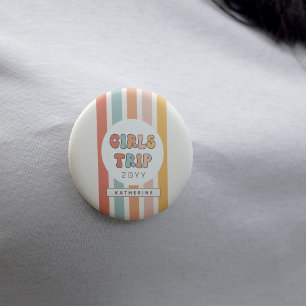 Personalisierte Retro Girls Tour Niedlich Giro del Button