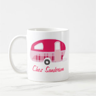 Personalisierte Retro-Wohnwagen-Besitzer-Tassen Kaffeetasse